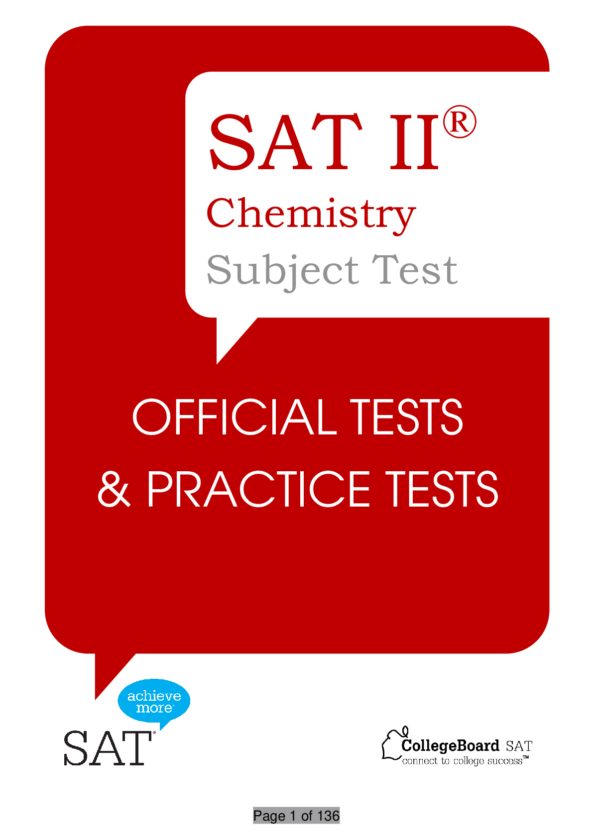 Preview image of SAT Complete Chemistry Tests document